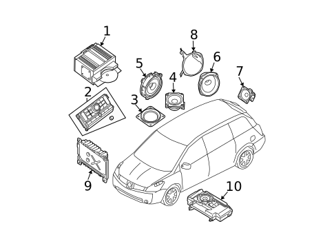 Sound System for 2007 Nissan Quest #0
