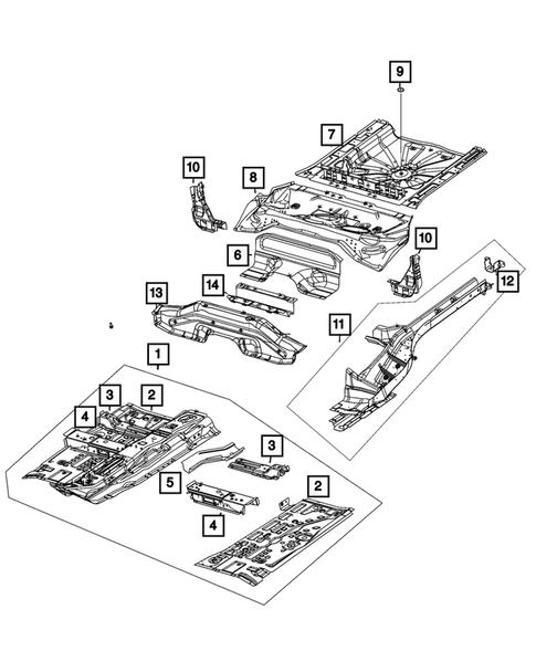 Floor Pans for 2025 Dodge Hornet #0