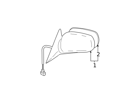 Outside Mirrors for 2004 Subaru Outback #0