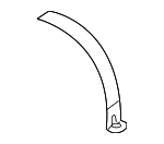 5031015AA - : Fuel Tank Strap for Dodge: Ram 3500, Ram 4500, Ram 5500 | Ram: 3500, 4500, 5500 Image