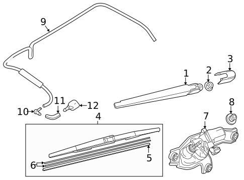 Wiper & Washer Components for 2021 Mazda CX-3 #0
