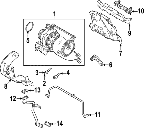Turbocharger & Components for 2025 Volvo S60 #0