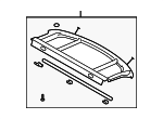 859302C000LK - Body: Pkg Tray Trim for Hyundai Image