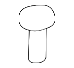 8691021010 - Body: Compartment Trim Grommet for Hyundai Image