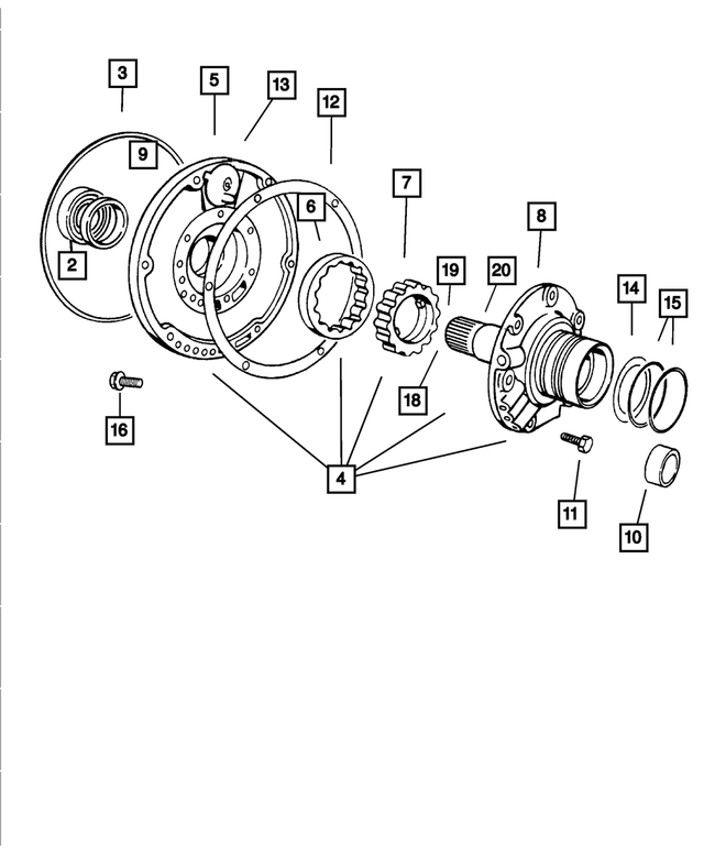 RL086714AB - Automatic Transmission 4 Speed [DG8]: Transmission Pump Package for Mopar Image image