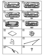 5064042AD - Instrument Panel and Radios and Consoles: Am/fm/cassette With Cd Radio for Mopar Image