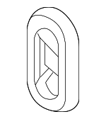 79731S5A000 - HVAC: Heater Core Grommet for Honda: Accord, Accord Crosstour, Civic, Clarity, Crosstour, Insight Image