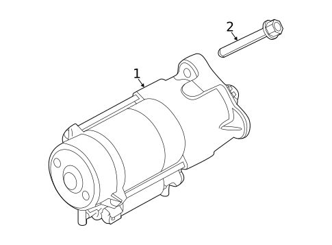 Starter for 2020 Jaguar XE #1