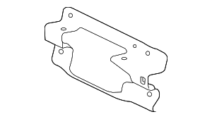 T2R11837 - : Deck Lid Striker Bracket for Jaguar Image