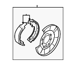 44000CA01B - Brakes: Parking Brake for Nissan: Murano, Pathfinder, Quest Image
