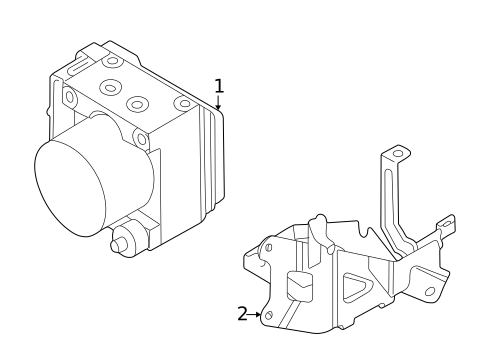 Anti-Lock Brakes for 2000 Mazda MPV #1