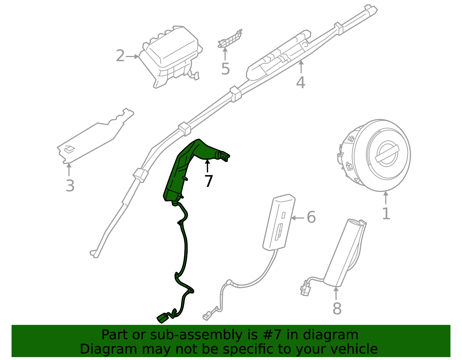 Ft Seat Air Bag - Nissan (KHEH0-6RF0A)