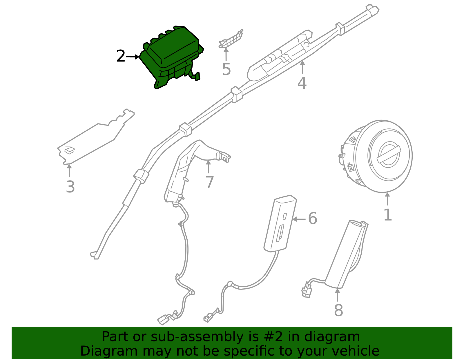 Passenger Air Bag - Nissan (K8515-6RB0A)