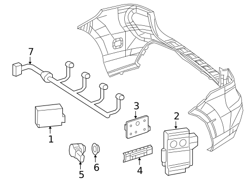 Electrical Components for 2018 Mercedes-Benz GLE550e #2
