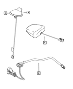 68187935AA - Electrical: Satellite Antenna for Mopar Image
