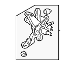 52210S0KA00 - Suspension: Knuckle for Acura Image