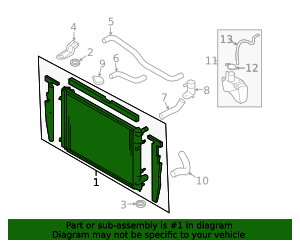 Radiator Assembly 45111XA01A | Subaru Parts USA