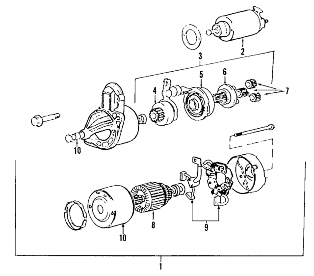 361203C151 - : Starter Solenoid for Hyundai Image