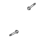 PAF911455 - Engine: Retainer Plate Bolt for Porsche Image
