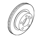 34116778647 - Brakes: Rotor for BMW: 1 Series M, 135i, 135is Image