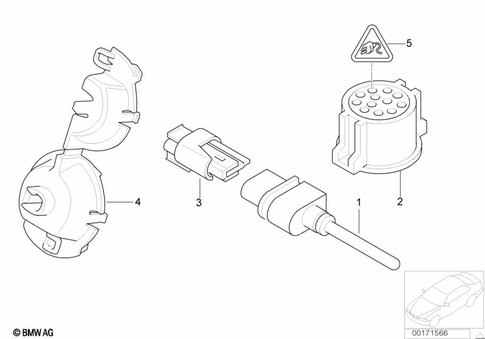Temperature Sensor for 2001 BMW 330xi #0