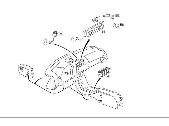 35455726 - Electrical Equipment and Instruments: Bushing for Mercedes-Benz Image image