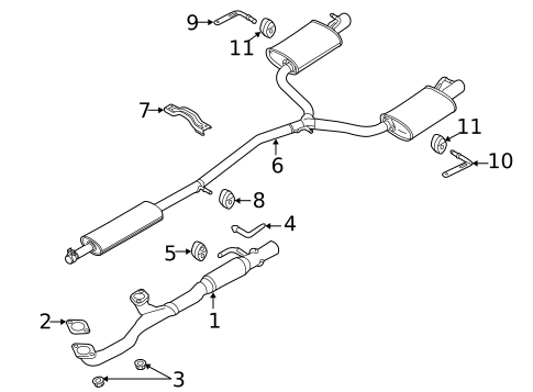 Exhaust Components for 2013 Ford Explorer #0