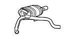 C2S43950 - Exhaust: Muffler for Jaguar Image