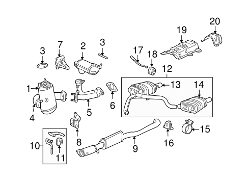 Exhaust Components for 2004 Jaguar X-Type | Jaguar Cary Parts