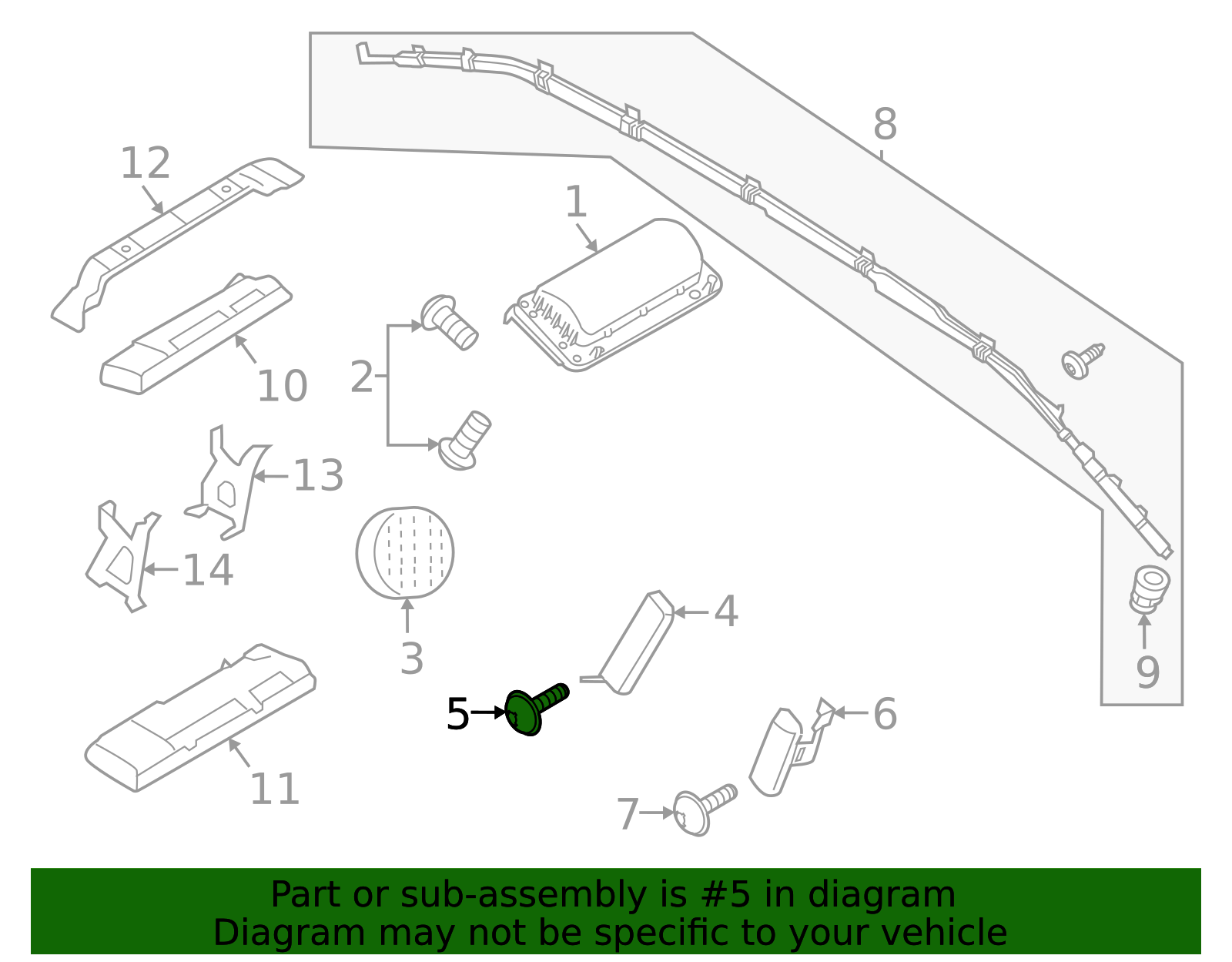 Seat Air Bag Bolt - Porsche (N-907-912-01)