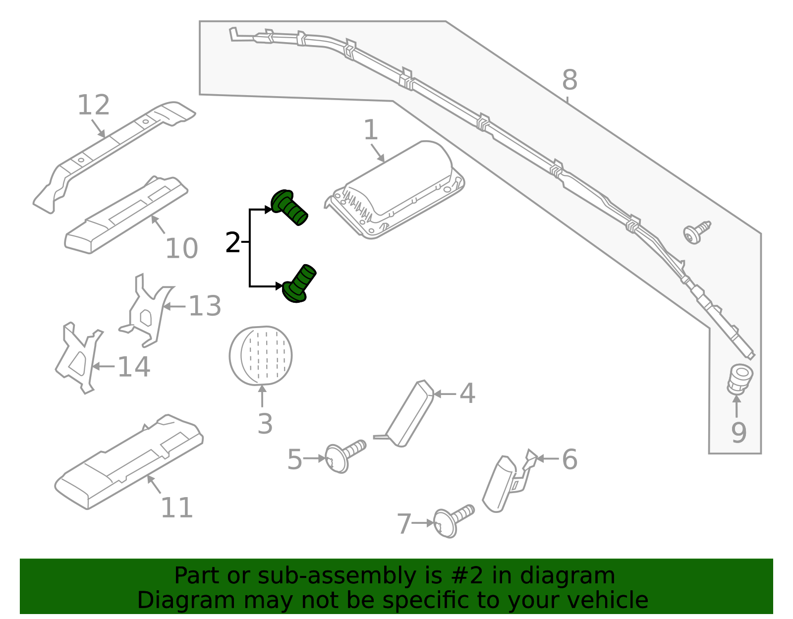 Passenger Air Bag Bolt - Porsche (N-911-823-01)