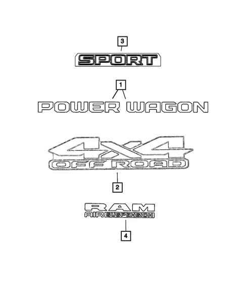 Decals and Tape strips for 2022 Ram 2500 #0