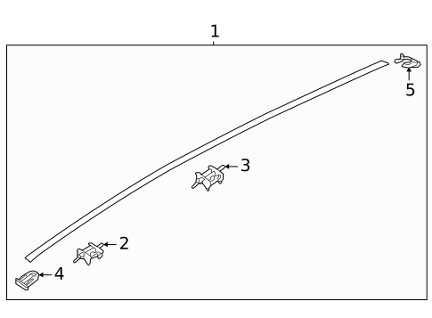 Exterior Trim - Roof for 2022 Hyundai Tucson #0