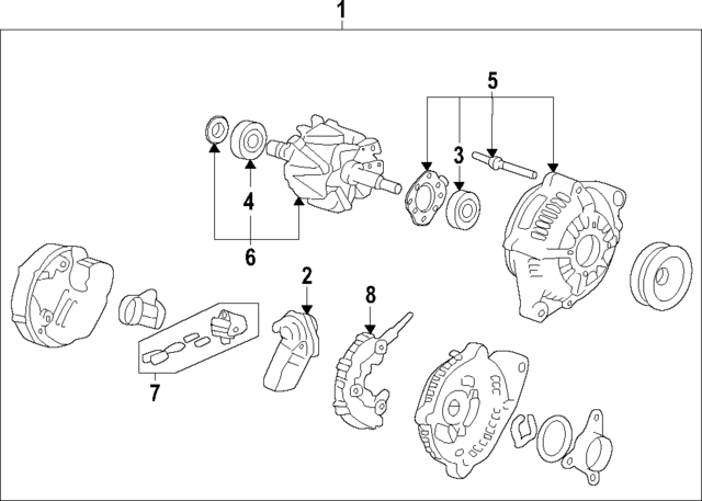 31114PT0013 - : Front Bearing for Acura Image