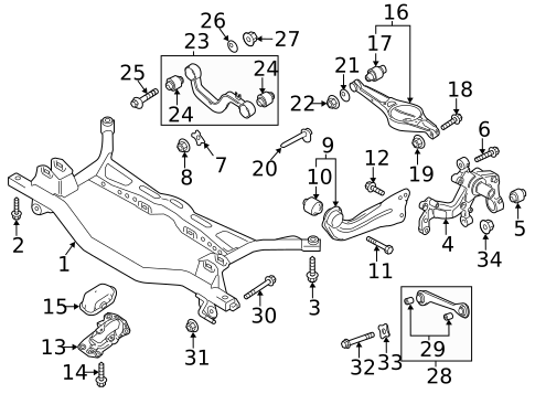 Rear Suspension for 2015 Volkswagen Golf #42