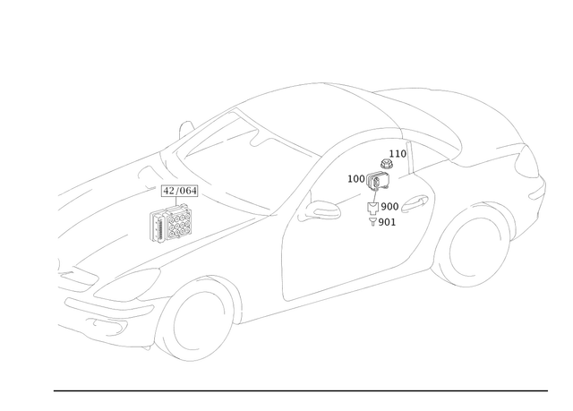 2205400081 - Electrical Equipment and Instruments: Coupling, Mechanical for Mercedes-Benz Image image