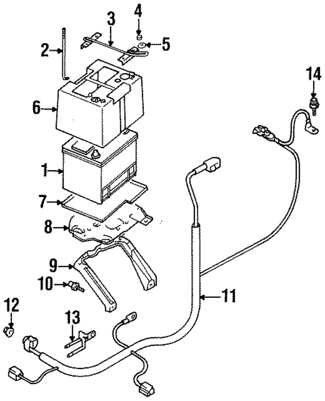 MR162570 - Electrical: Battery Hold Down for Mopar Image