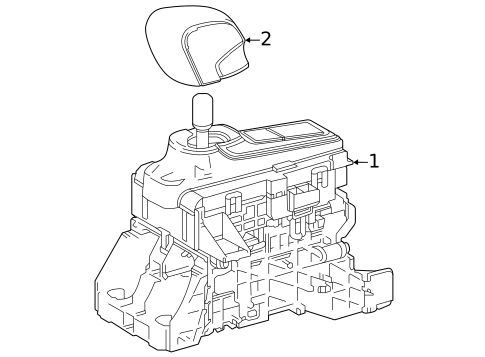 Center Console for 2022 Lexus NX350h #4