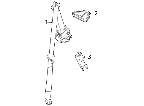 Second Row Seat Belts for 2026 Buick Enclave #0