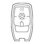 9079058508 - : Key With 3 Buttons for Mercedes-Benz Image