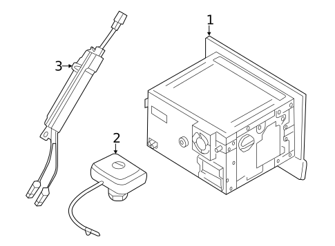 Navigation System Components for 2014 Audi R8 #0