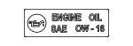 15369F0010 - Body: Eng Info Label for Toyota Image