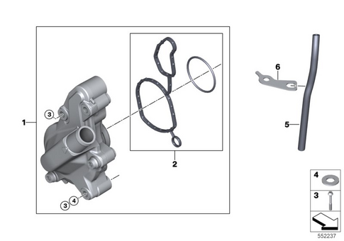 Coolant Pump with Drive for 2026 BMW-Motorrad F 450 GS #0
