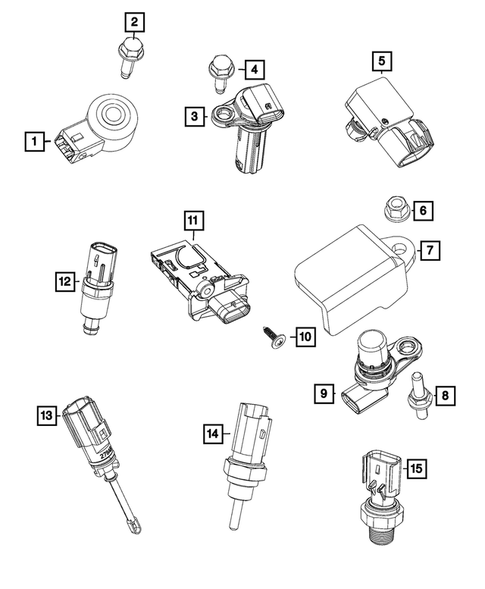 Sensors for 2020 Jeep Renegade #0
