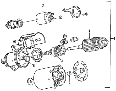 Starter for 1994 Chevrolet Impala #0