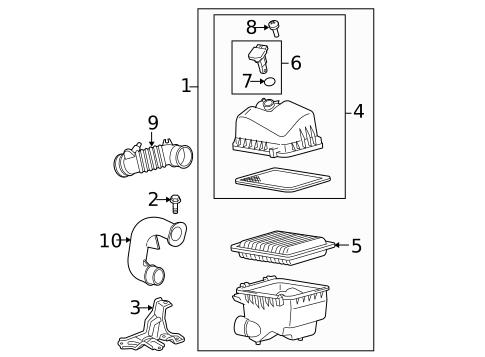Air Intake for 2016 Toyota Yaris #0