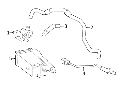 Emission Components for 2019 Lexus ES350 #0