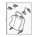 6901B147XA - : Seat Back Assembly for Mitsubishi: Lancer Image