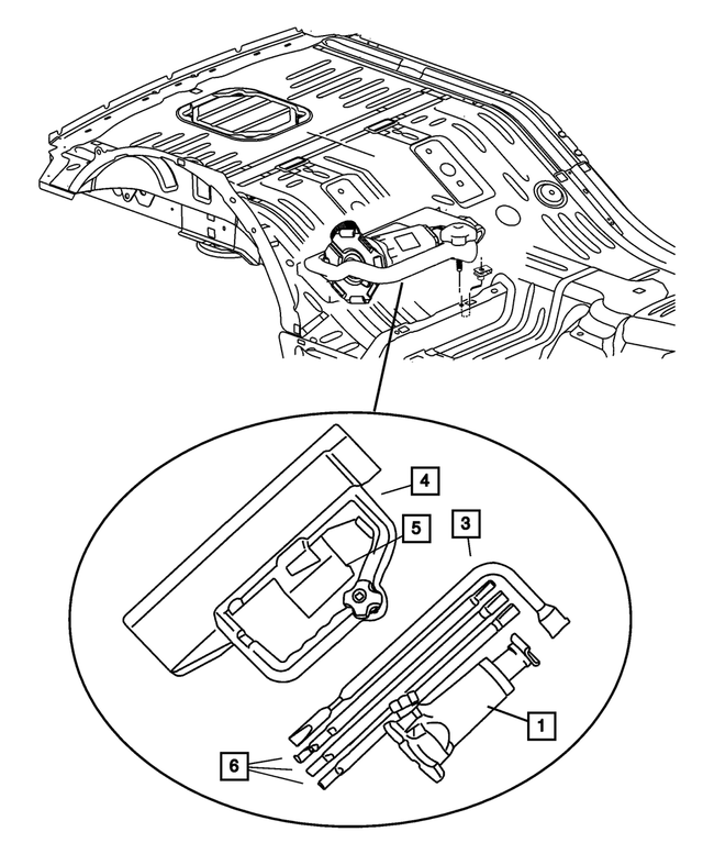 52080427AA - Wheels, Covers and Jacks: Jack for Jeep: Grand Cherokee, Liberty Image