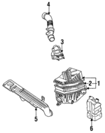 B66S13220 - : Air Duct for Mazda: MX-3 Image